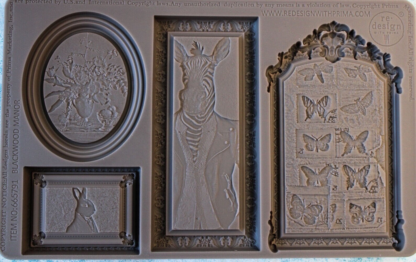 Decor Mould® - Blackwood Manor | 5”x8”x3mm | Redesign with Prima
