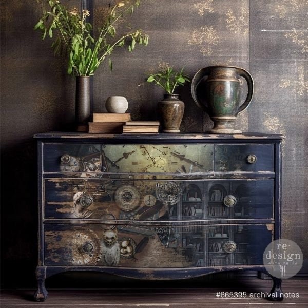 A1 Decoupage Fiber - Archival Notes | 23.5 x 33.1” | Redesign with Prima