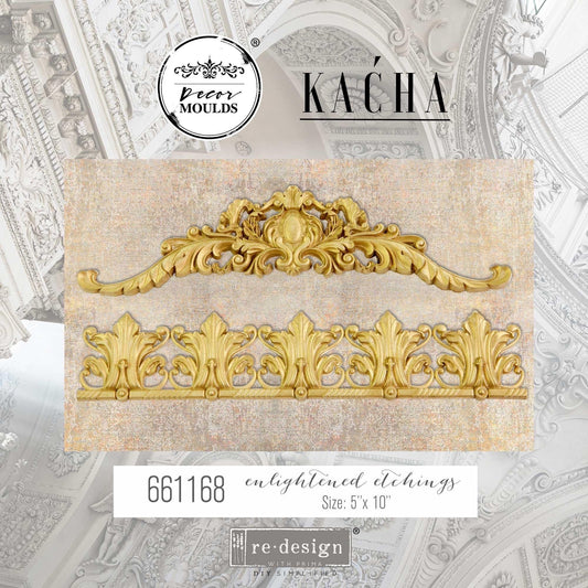 Decor Mould® - Enlightened Etchings| 5”x10” | Kacha | Redesign with Prima