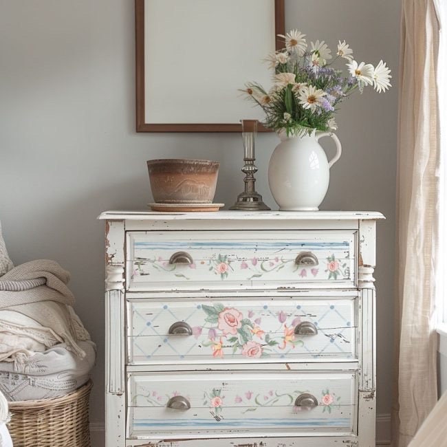 Large Décor Transfers® - Swedish Posey | 24”x30” | Annie Sloan | Redesign with Prima