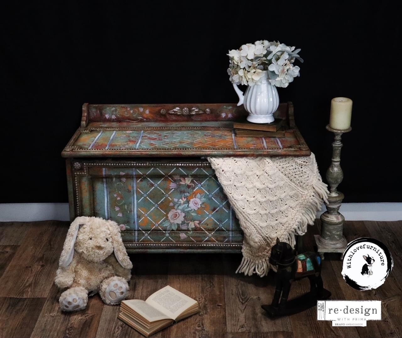 Large Décor Transfers® - Swedish Posey | 24”x30” | Annie Sloan | Redesign with Prima