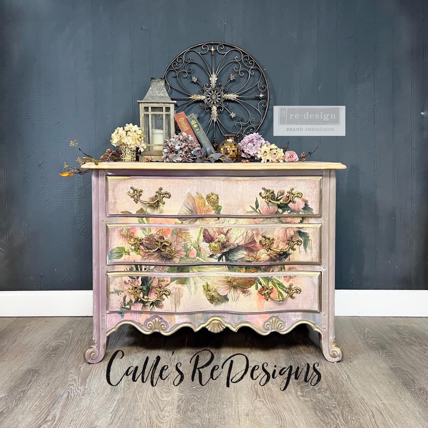 A1 Decoupage Fiber - Wisp of Mauve | 24.3”x33.1” | ReDesign With Prima