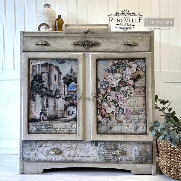 Decoupage Tissue Paper Pack - Old World Charm | 3 sheets, 19.5”x 30” each | Redesign with Prima