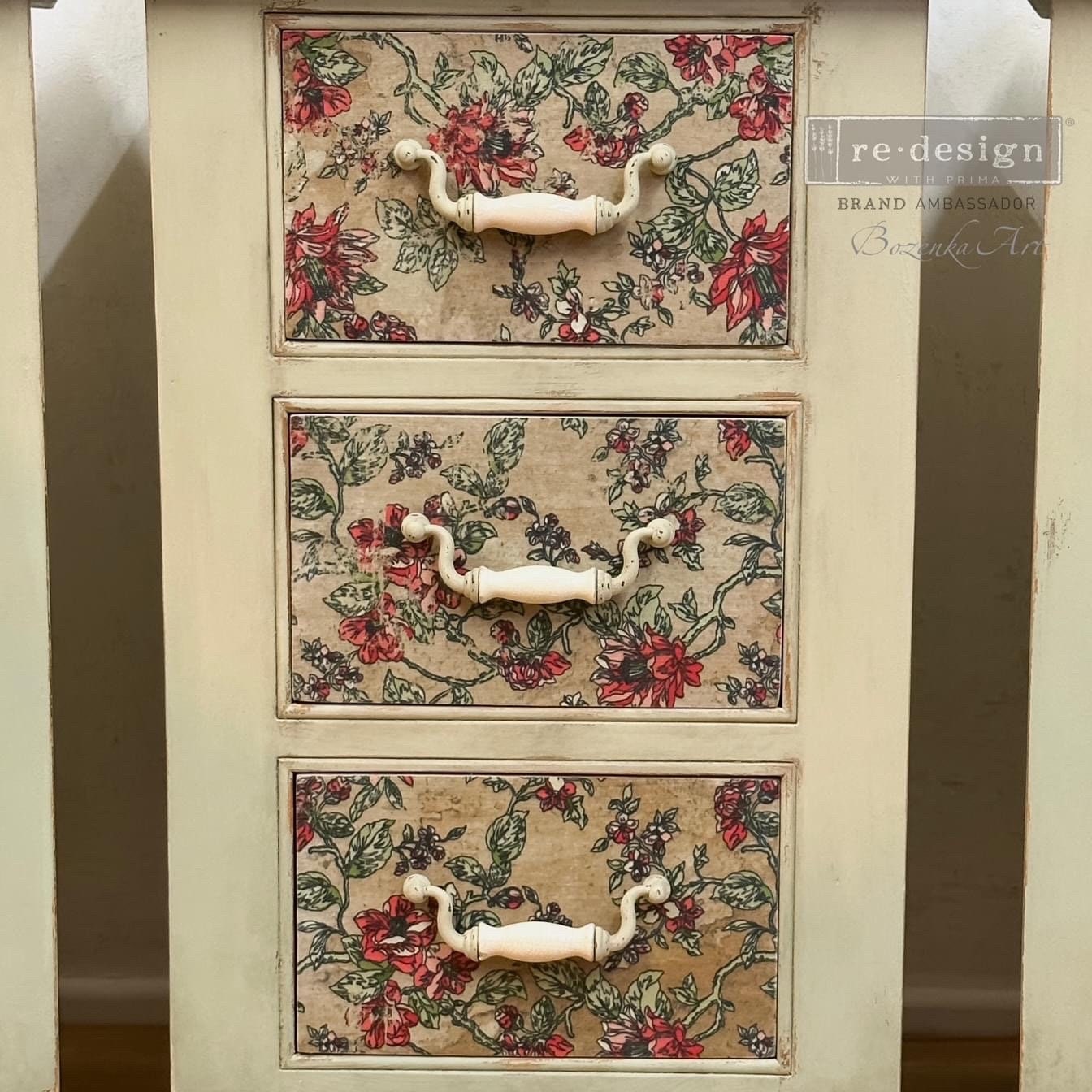 A1 Decoupage Fiber - Sweet Composition | Floral | 1 pc, 23.4” x 33.1” | Redesign with Prima