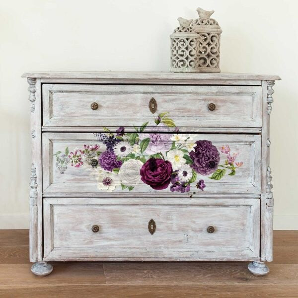 Maxi Decor Transfer® - Majestic Blooms | 12”x12” | Redesign with Prima