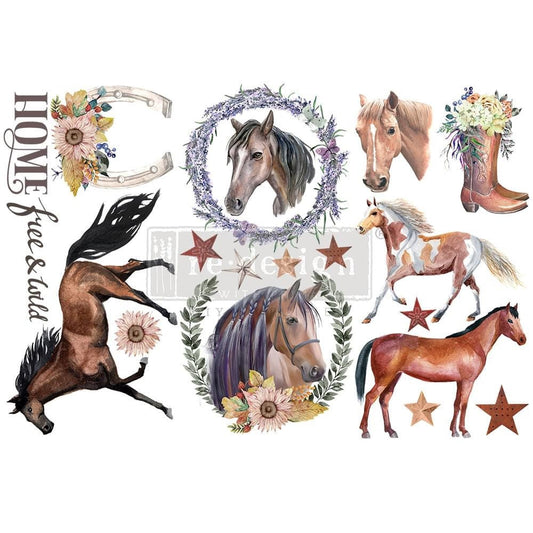 Mini Decor Transfers® - Wild Soul | 6"x12" | Redesign with Prima