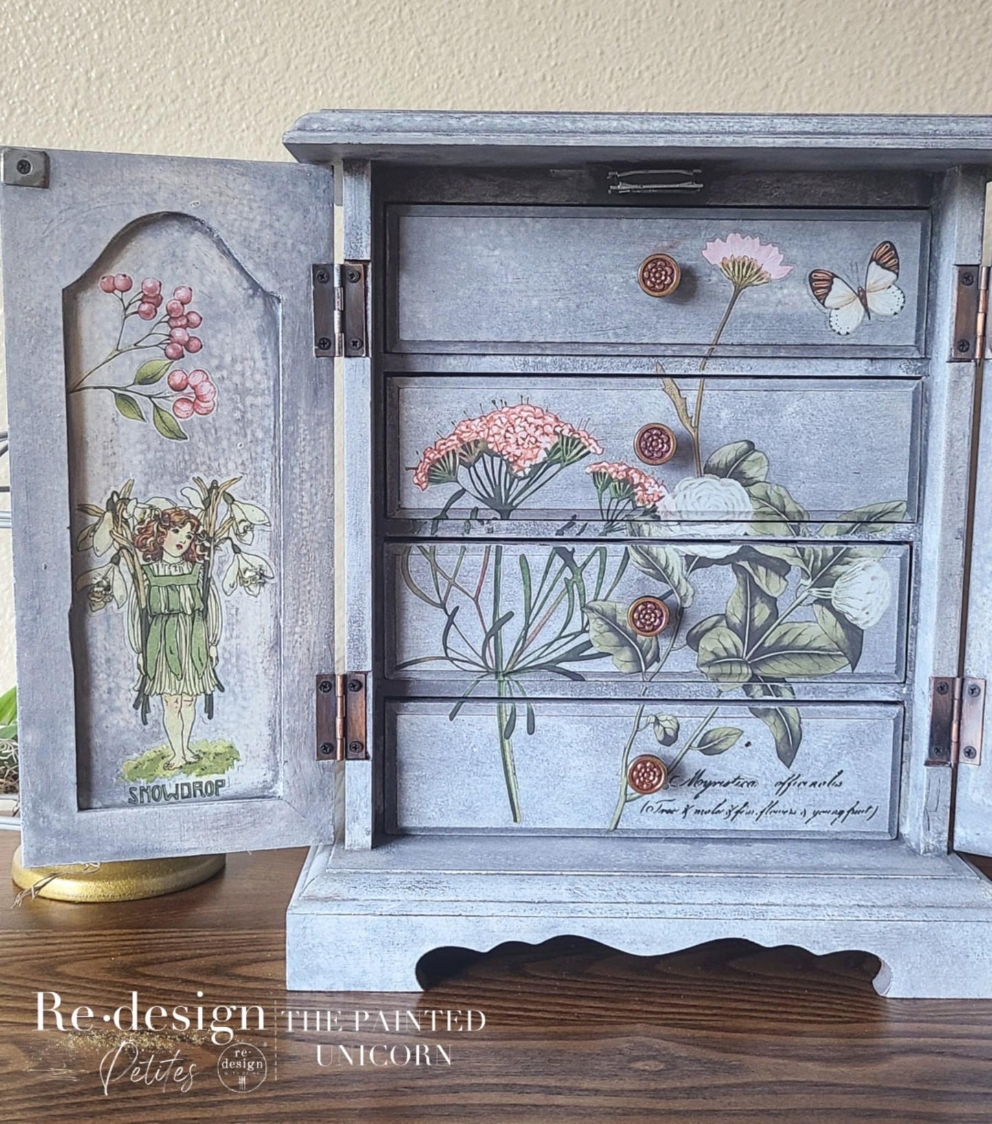 Mini Decor Transfers® - Flower Children | 6"x12"-3 sheets | Redesign with Prima