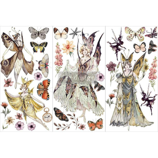 Mini Decor Transfers® - Forest Fairies | 6"x12" | Redesign with Prima
