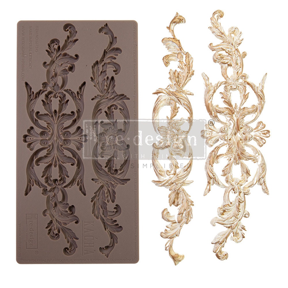 Decor Mould® - Imperial Intricacy | 5”x10”x8mm | Kacha | Redesign with Prima