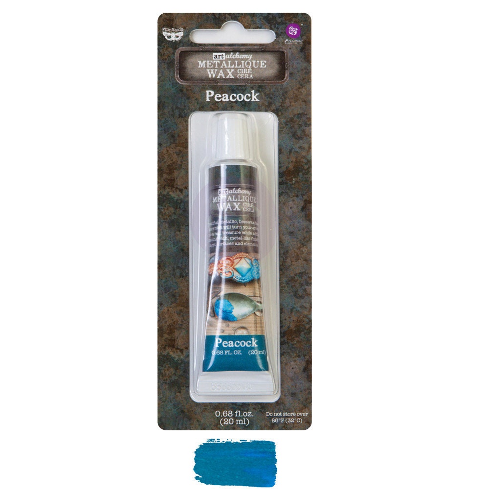 Metallic Wax - Peacock | Finnabair | 20ml | Redesign with Prima