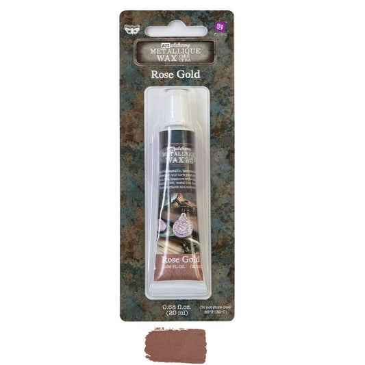 Metallic Wax - Rose Gold | 20ml | Finnabair | Redesign with Prima