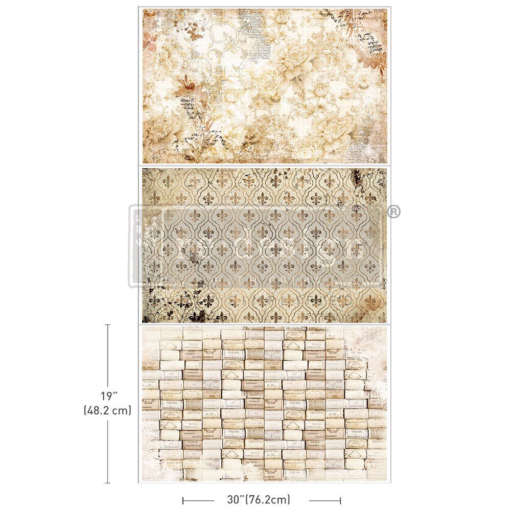 Decoupage Tissue Paper Pack - Enchanted Romance | 3 sheets, 19.5”x 30” | Redesign with Prima