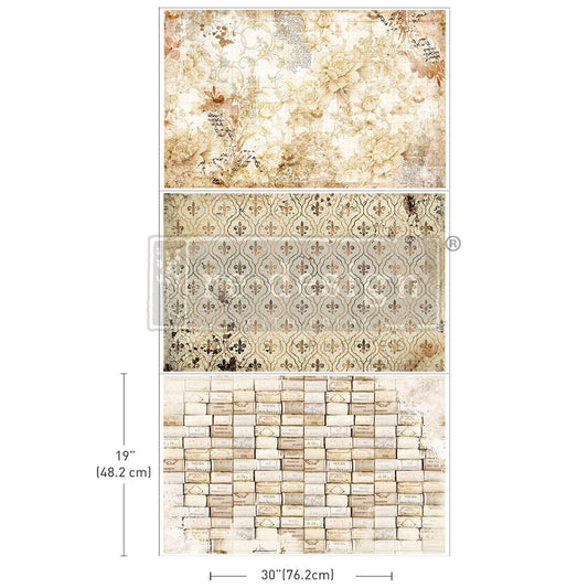 Decoupage Tissue Paper Pack - Enchanted Romance | 3 sheets, 19.5”x 30” | Redesign with Prima