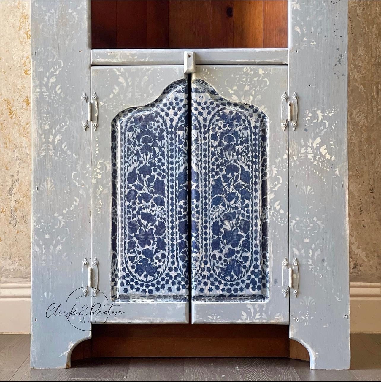 A1 Decoupage Fiber - The Blue House | 1 pc, 23.4” x 33.1” | Redesign with Prima