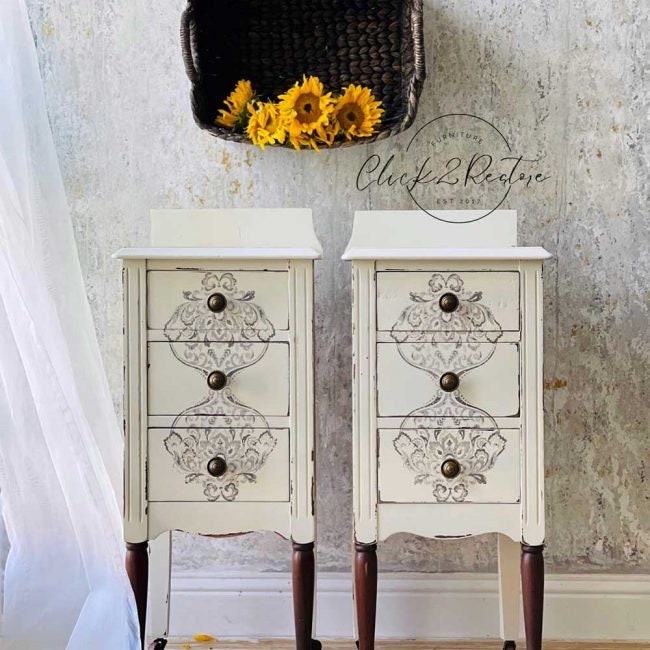 Large Decor Transfers® - Antique Damask | 24” x 35”, 2 sheets | Reduced Price | Redesign with Prima