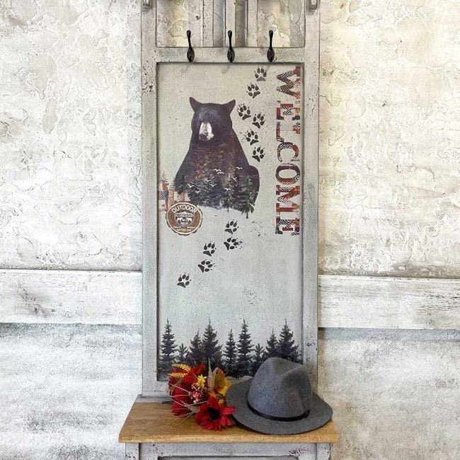 Large Decor Transfers® - Cabin Getaway | Reduced Price | 2 sheets, 24”x30” | Redesign with Prima