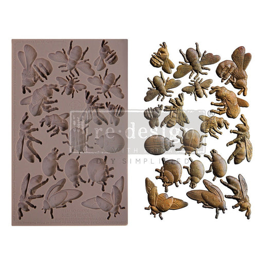 Decor Mould® - Buzzing Bees | 5”x8”x8mm | Redesign with Prima