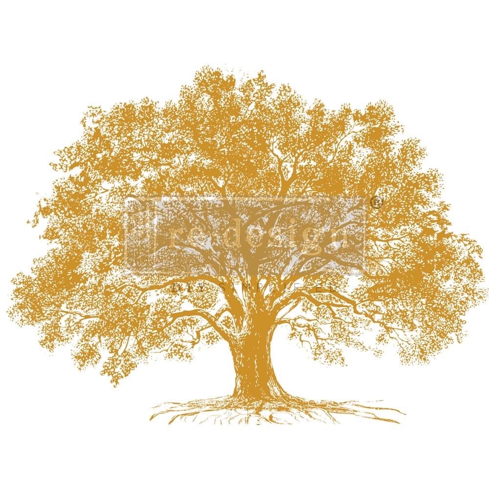 Large Decor Transfers® - Growth | Gold Foil | 18”x24” | Kacha | Redesign with Prima
