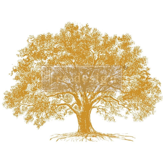 Large Decor Transfers® - Growth | Gold Foil | 18”x24” | Kacha | Redesign with Prima