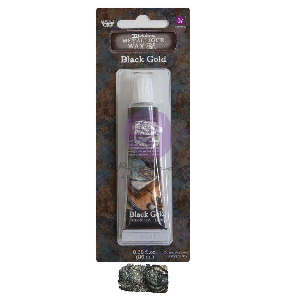 Metallic Wax - Black Gold | Finnabair | 20 ml | Redesign with Prima