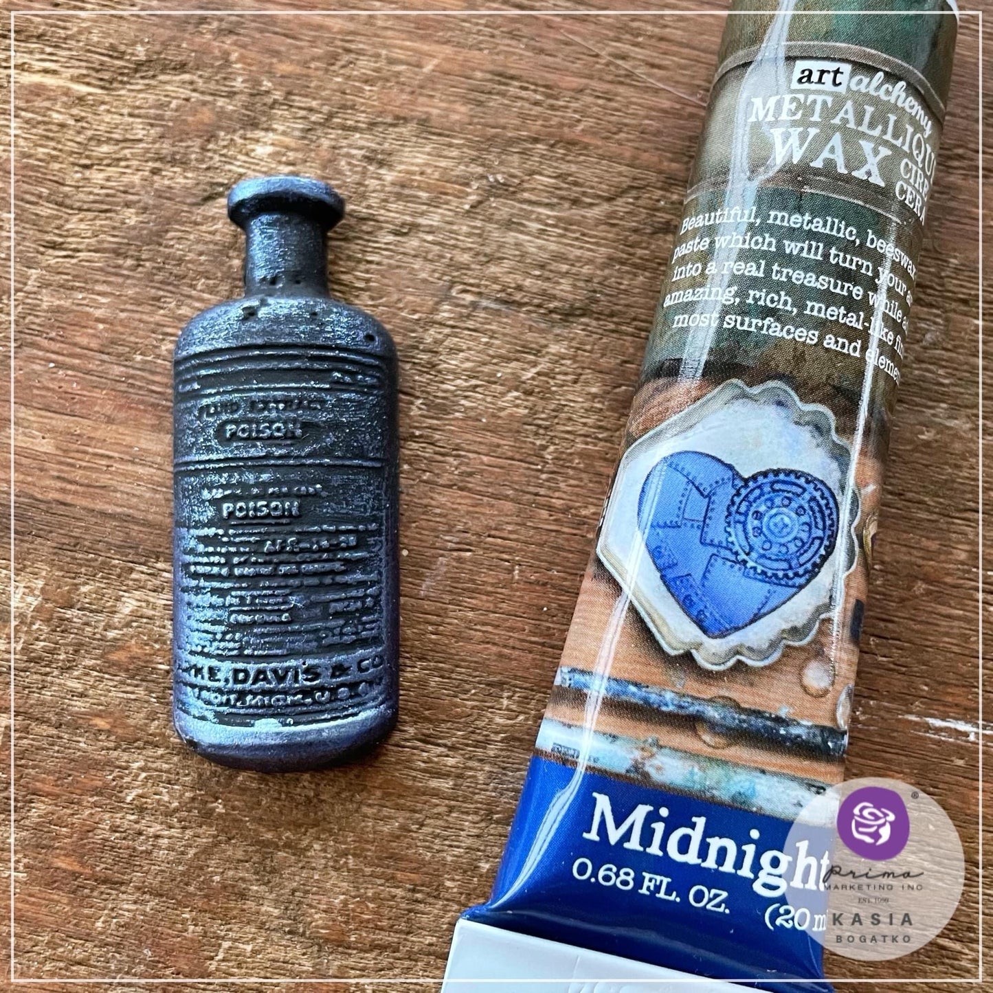 Metallic Wax - Midnight | 20ml | Finnabiar | Redesign with Prima