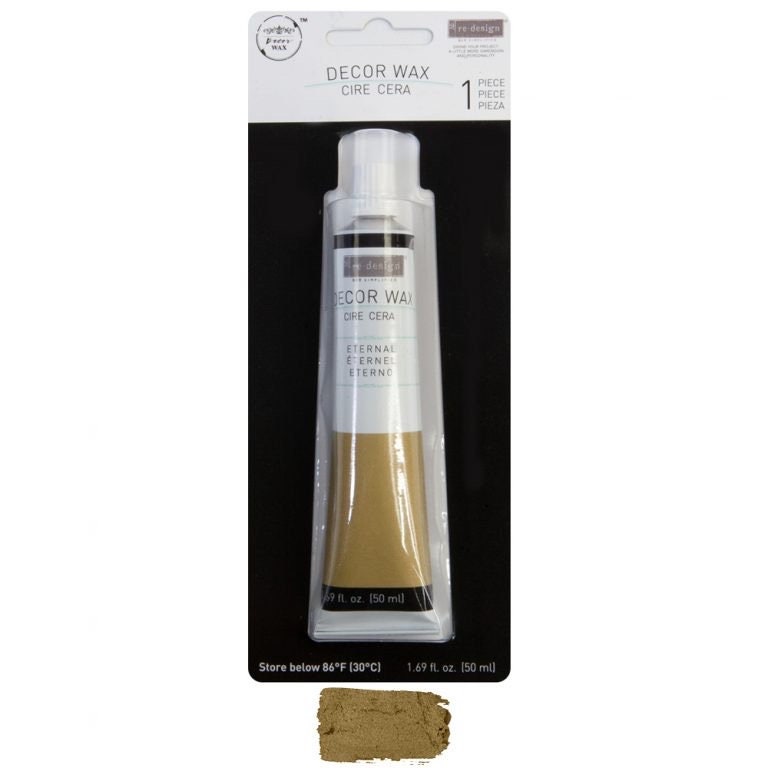 Decor Wax - Eternal Metallic | Gold | 1.69oz (50ml) | Redesign with Prima