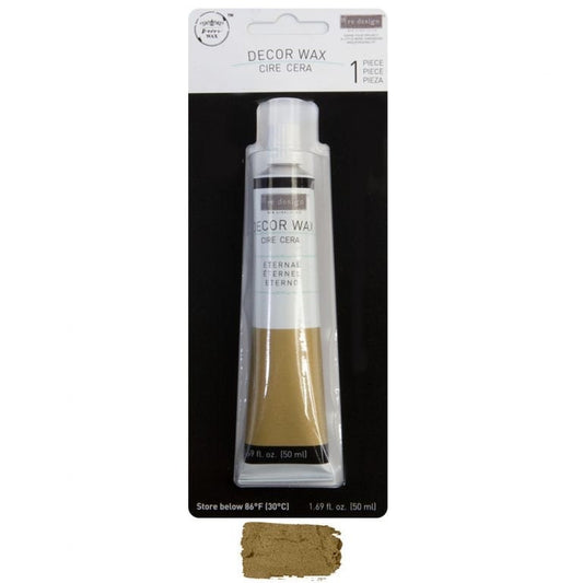 Decor Wax - Eternal Metallic | Gold | 1.69oz (50ml) | Redesign with Prima
