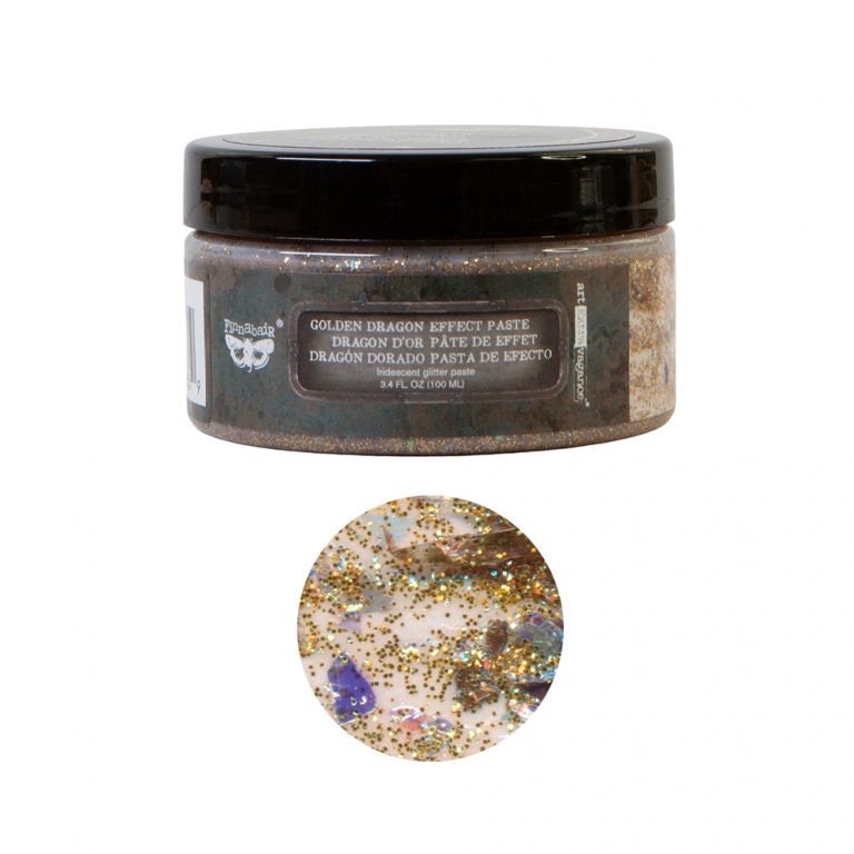 Jewel Effect Paste - Golden Dragon | Art Extravagance | 1 Tin, 100ml | Redesign with Prima