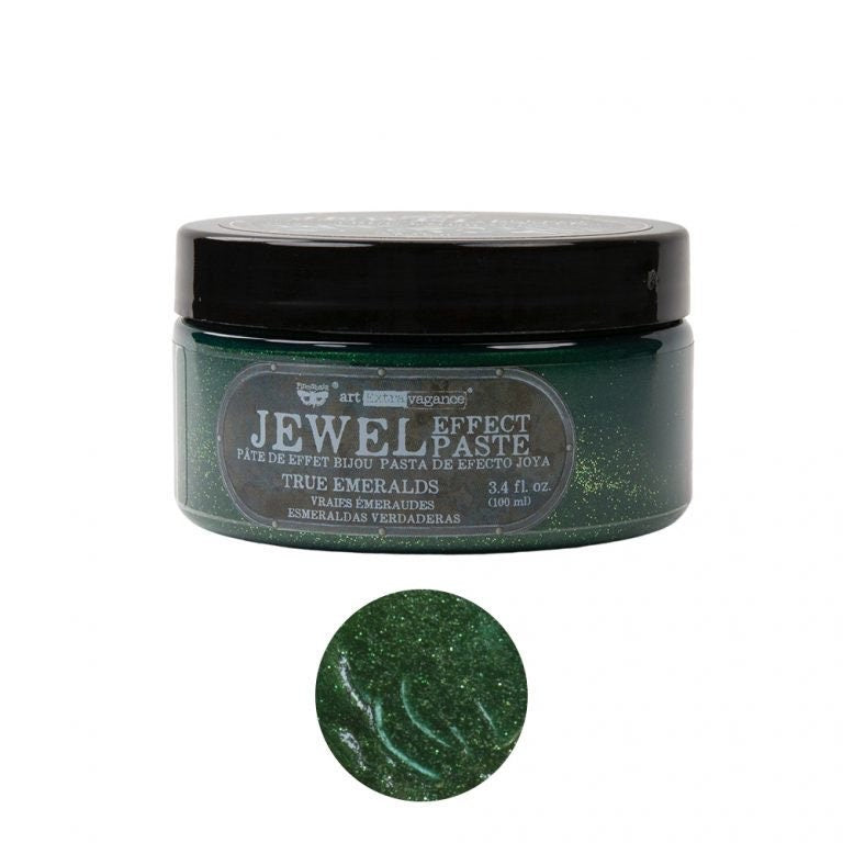 Jewel Effect Paste - True Emeralds | Art Extravagance | 100ml | Redesign with Prima