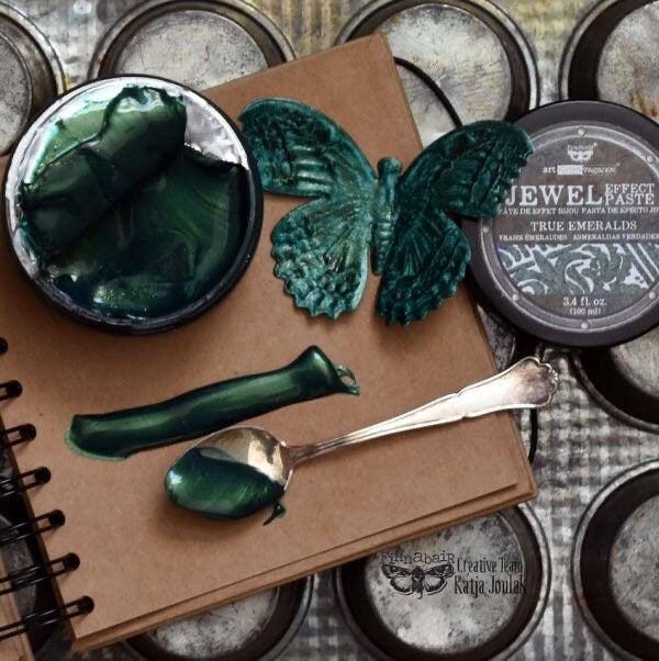 Jewel Effect Paste - True Emeralds | Art Extravagance | 100ml | Redesign with Prima