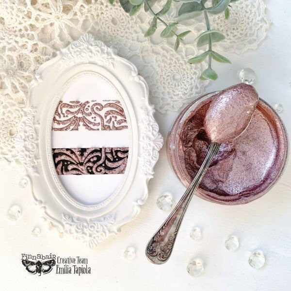 Jewel Effect Paste - Rose Quartz | Art Extravagance | 1 Jar, 100 ml | Redesign with Prima
