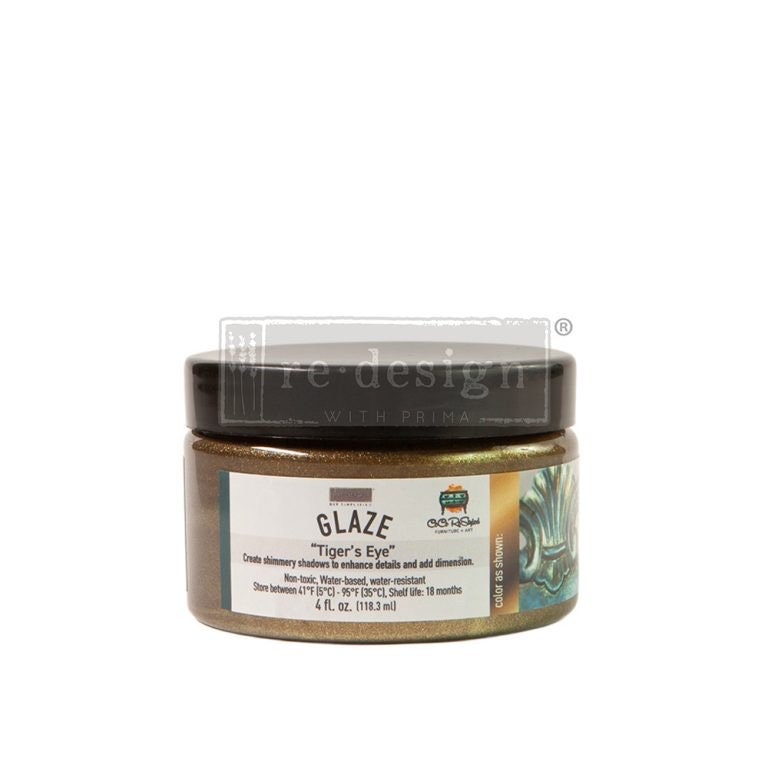 Glaze - Tiger’s Eye | 1 Jar, 4 fl. oz. | Redesign with Prima