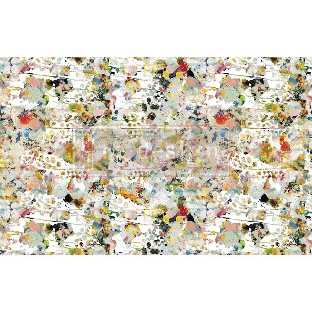 Decoupage Tissue Paper - Flower Bed | 19.5x30” | Redesign with Prima