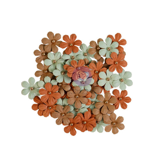 Nature Academia Collection Flowers - Beautiful Mineral, 60 pcs | Three Girls Tale | Prima Marketing Inc