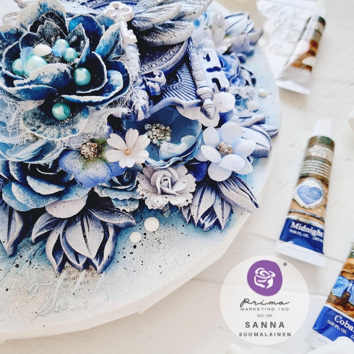 Metallic Wax - Midnight | 20ml | Finnabiar | Redesign with Prima