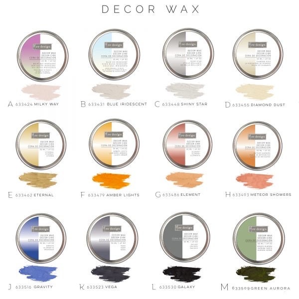 Decor Wax - Gravity Metallic | 1.69oz (50ml) | Redesign with Prima