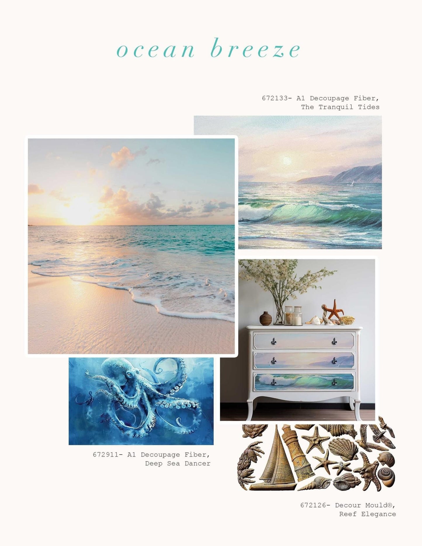 Decor Mould® - Reef Elegance | 5”x10” | Redesign with Prima