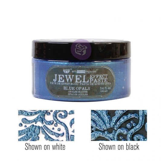 Jewel Effect Paste - Blue Opals | 1 Jar, 100ml/3.4 fl. oz. | Redesign with Prima