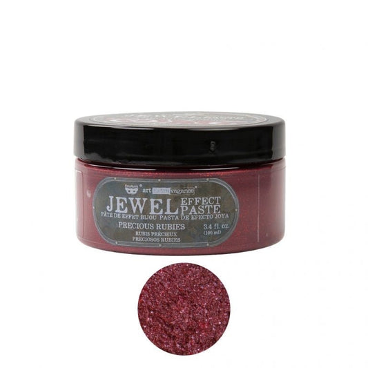 Jewel Effect Paste - Precious Rubies | Art Extravagance | 1 Jar, 100ml | Redesign with Prima