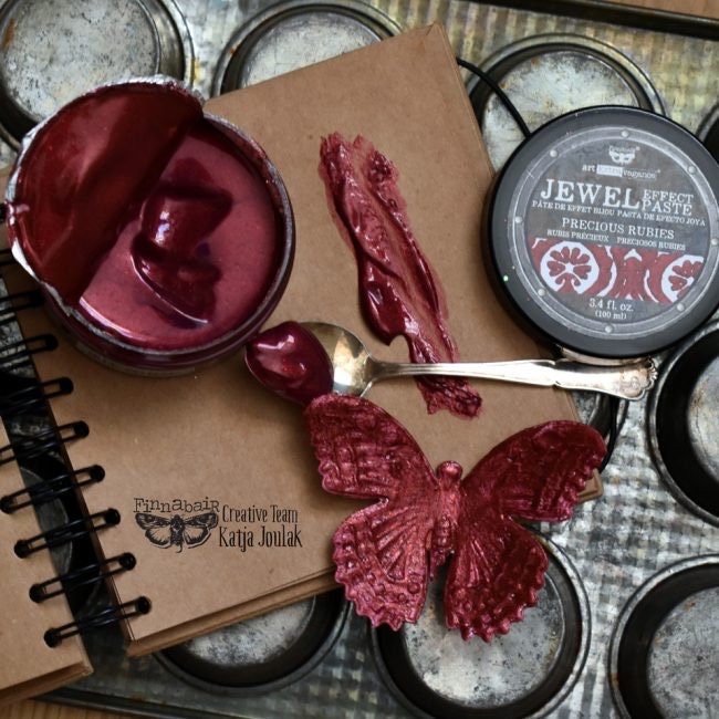 Jewel Effect Paste - Precious Rubies | Art Extravagance | 1 Jar, 100ml | Redesign with Prima