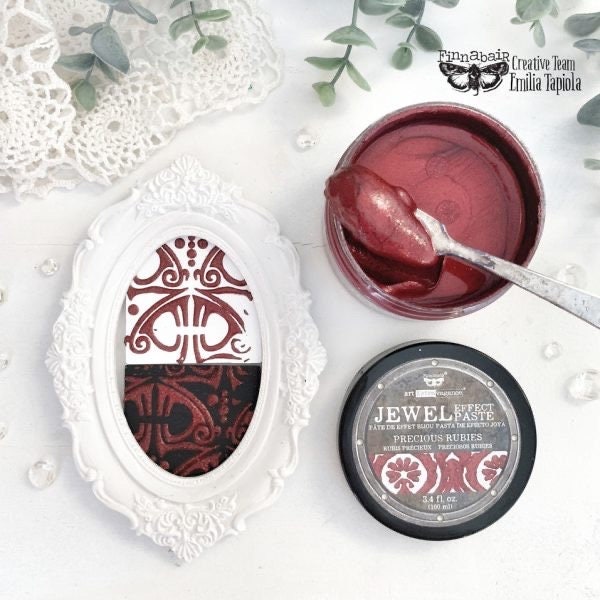 Jewel Effect Paste - Precious Rubies | Art Extravagance | 1 Jar, 100ml | Redesign with Prima