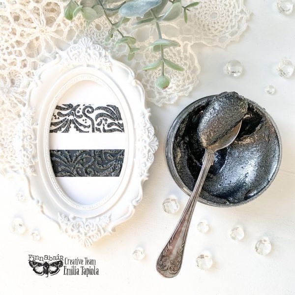 Jewel Effect Paste - Sparkling Onyx | Art Extravagance | 3.4 fl. oz. | Redesign with Prima