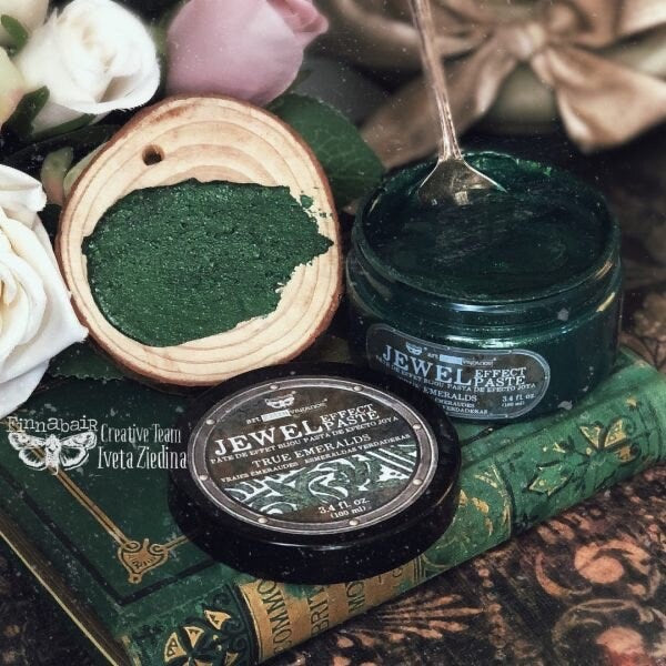 Jewel Effect Paste - True Emeralds | Art Extravagance | 100ml | Redesign with Prima