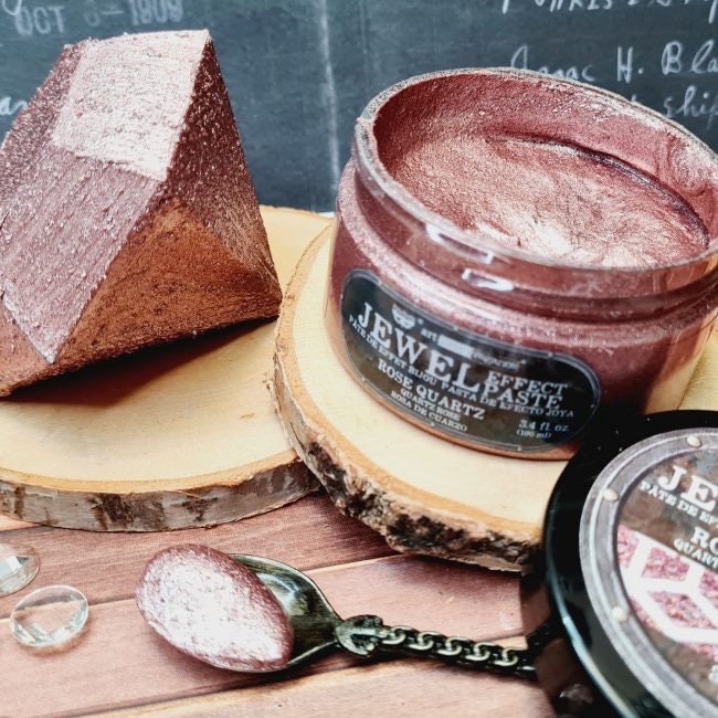 Jewel Effect Paste - Rose Quartz | Art Extravagance | 1 Jar, 100 ml | Redesign with Prima