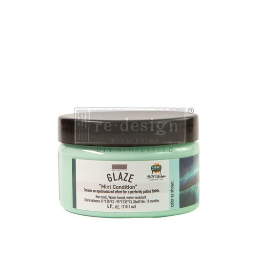 Glaze: Mint Condition | 1 Jar, 118.3ml/4 fl. oz. | Redesign with Prima