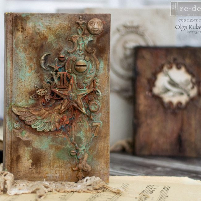 Decor Mould® - Cogs and Wings| Finnabair | 5”x8”x8mm | Redesign with Prima