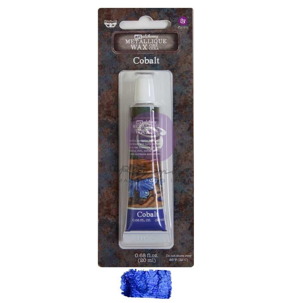Metallic Wax - Cobalt | 20ml | Finnabair | Redesign with Prima