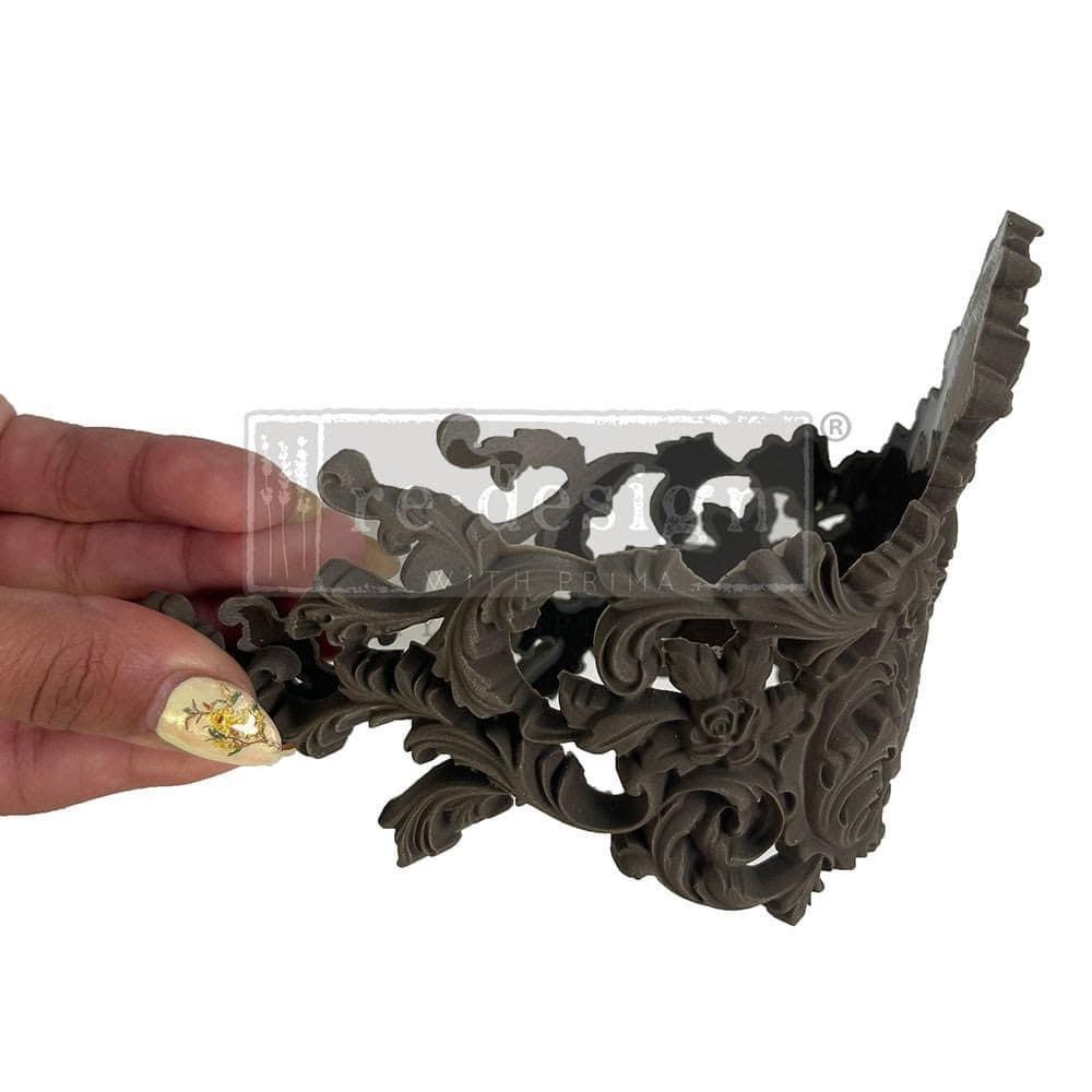 Décor Poly™ - Baroque Elegance | Bendable-10x9.89x0.49” | Furniture Appliqué | Redesign with Prima