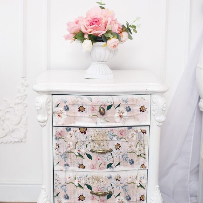 Decoupage Tissue Paper - Blush Floral | 19.5x30” | Redesign with Prima