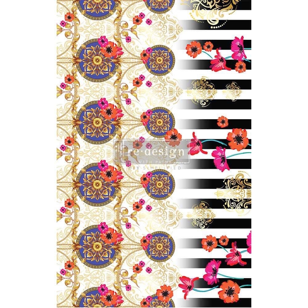 Decoupage Tissue Paper - Fashion and Flora | 19.5x30” | Redesign with Prima